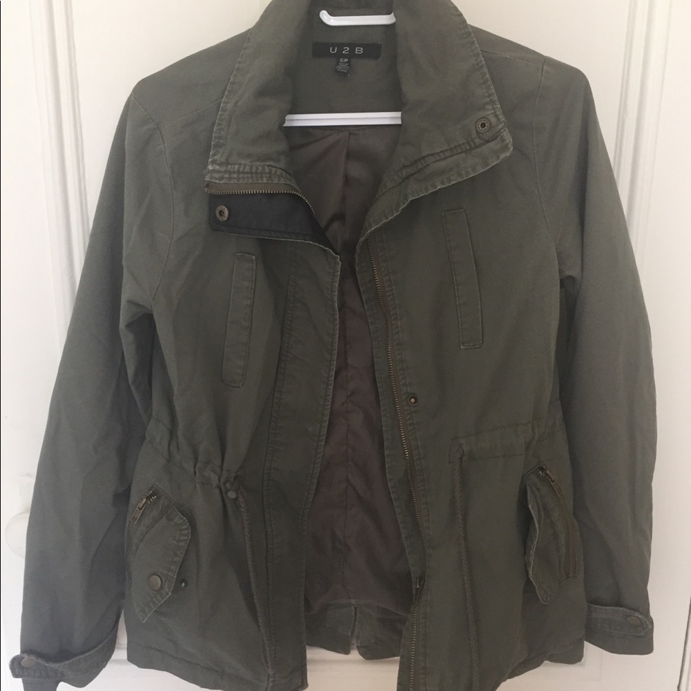 Coat spring green